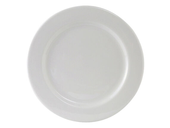Dinnerware Rentals delivered by NCW Event Rentals in Methow Valley, Washington — White china dinner plate 10.5 inch rental