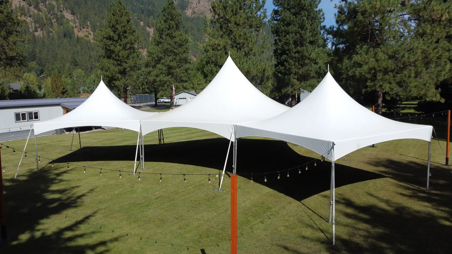 Hex + Twin 20x20 Tent Package additional photo — NCW Event Rentals Eastern Washington