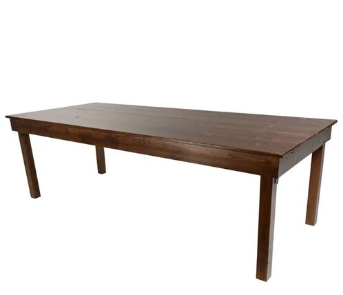 8ft Farmhouse Table additional photo — NCW Event Rentals Eastern Washington